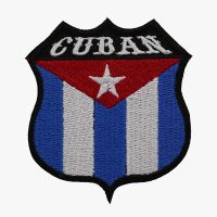 CUBAN Embroidery Biker Patch