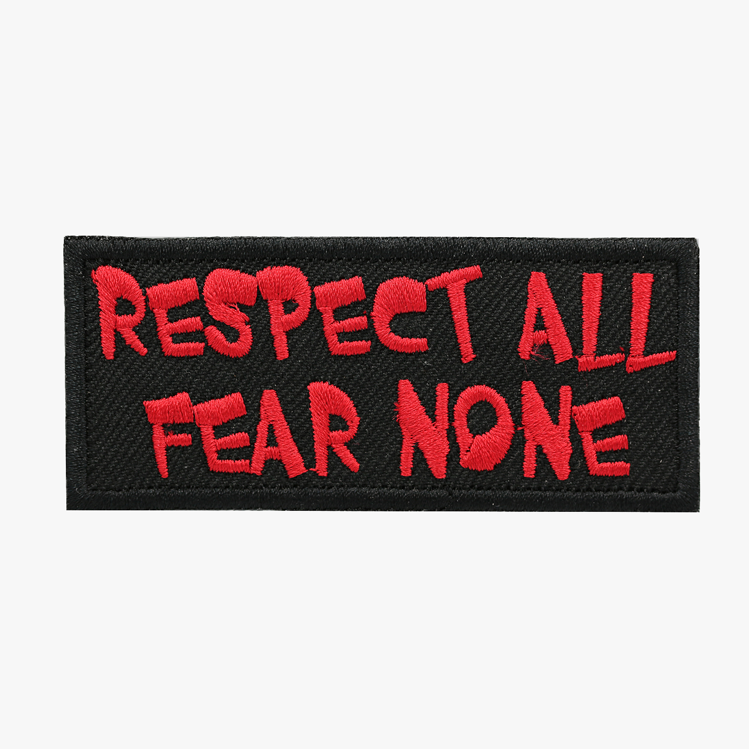 RESPECT ALL FEAR NONE BIKER EMBROIDERY PATCH