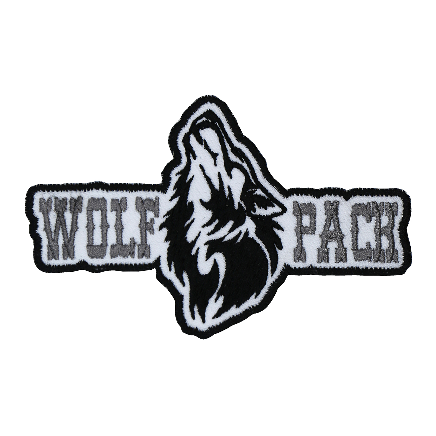 Wolf Pack Motorcycle Club Embroidered Biker Patch