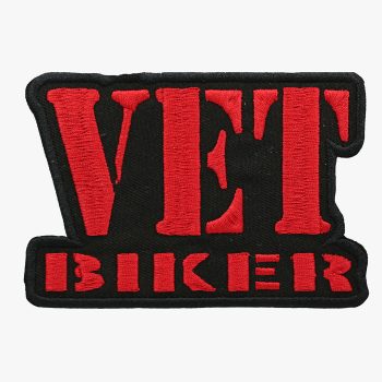Vet Biker Motorcycle Club Embroidered Vest Patch