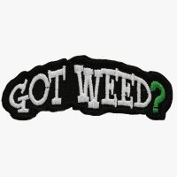 GO WEED? Biker Embroidery Patch