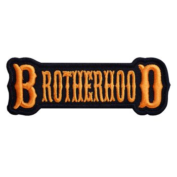 NC PATCHES BROTHERHOOD EMBROIDERED BIKER PATCH