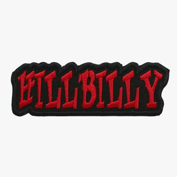 Hillbilly Motorcycle Club Embroidery Leather Cut Patch