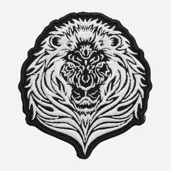 New Tribal Lion Embroidered Biker Leather Vest Patch