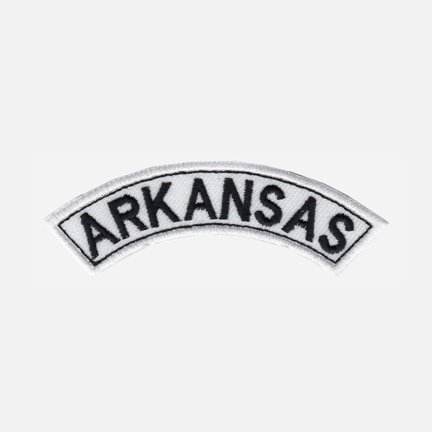 Arkansas Mini Top Rocker Embroidered Vest Patch