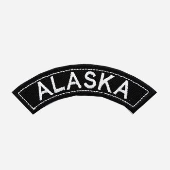 Alaska Mini Top Rocker Embroidered Vest Patch