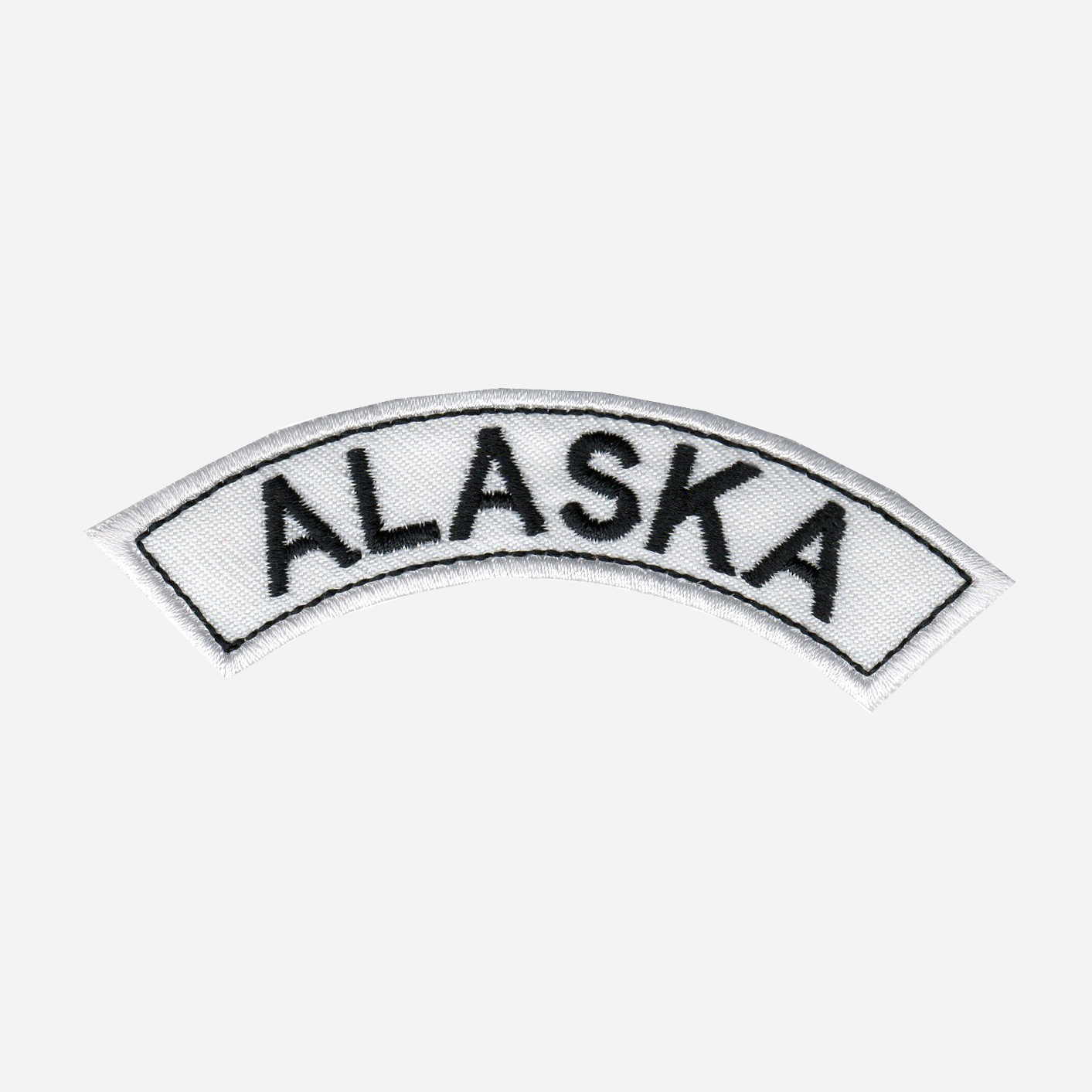 Alaska Mini Top Rocker Embroidered Vest Patch