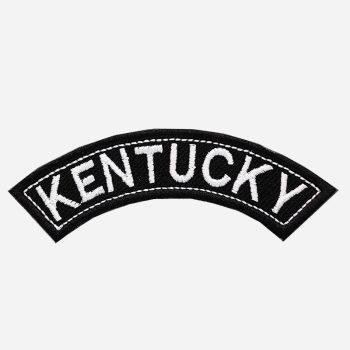 Kentucky Mini Top Rocker Embroidered Vest Patch