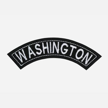Washington Mini Top Rocker Embroidered Vest Patch