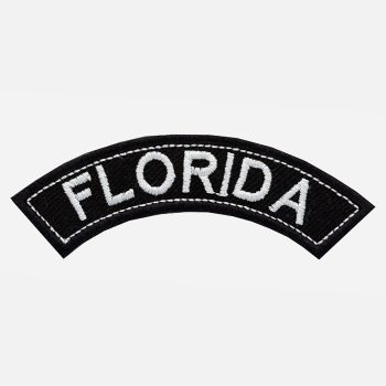 Florida Mini Top Rocker Embroidered Vest Patch