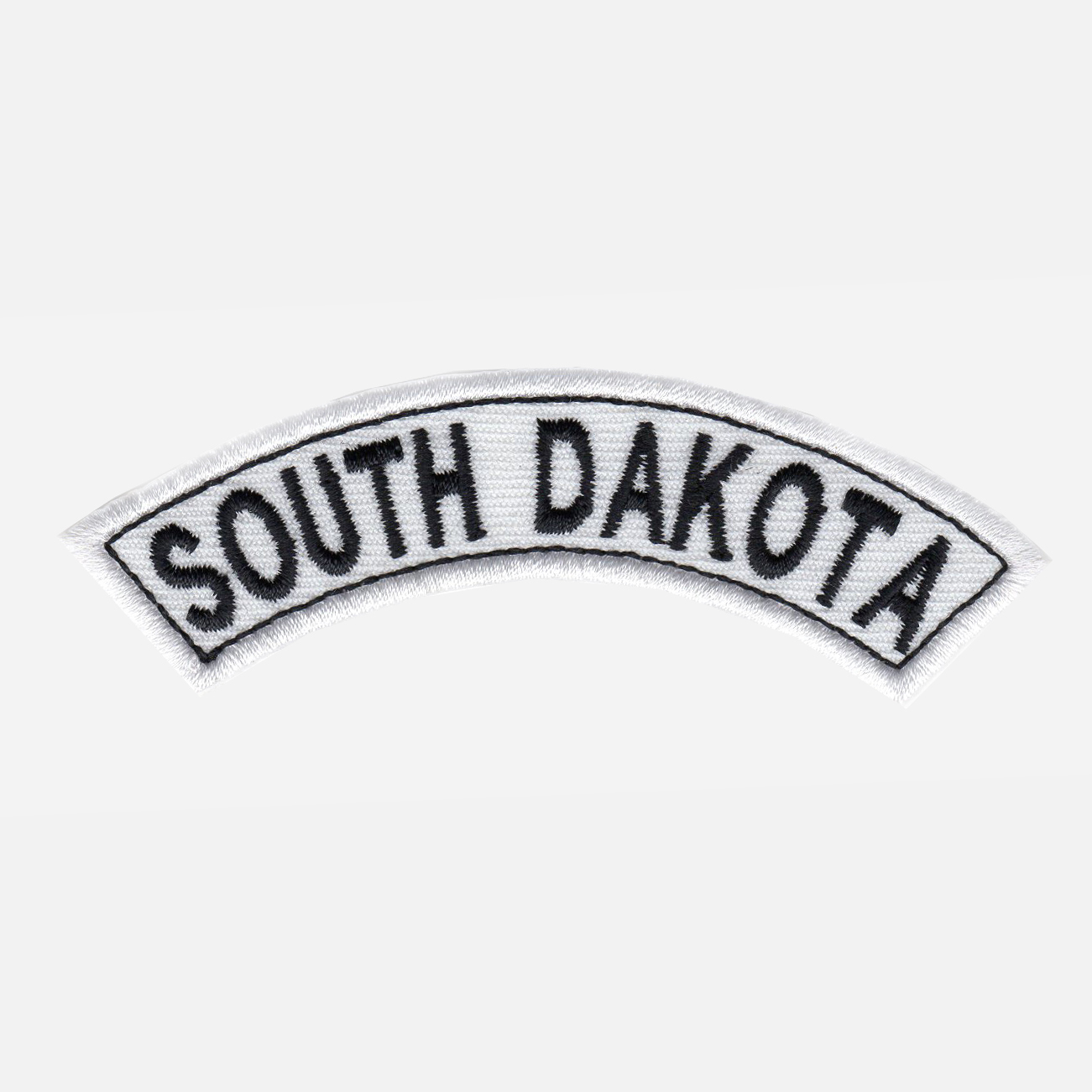 South Dakota Mini Top Rocker Embroidered Vest Patch