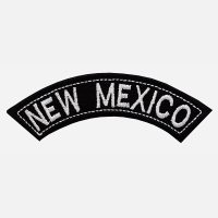 New Mexico Mini Top Rocker Embroidered Vest Patch