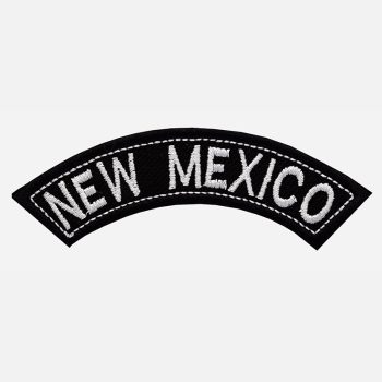 New Mexico Mini Top Rocker Embroidered Vest Patch