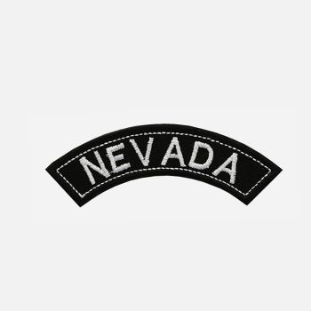 Nevada Mini Top Rocker Embroidered Vest Patch
