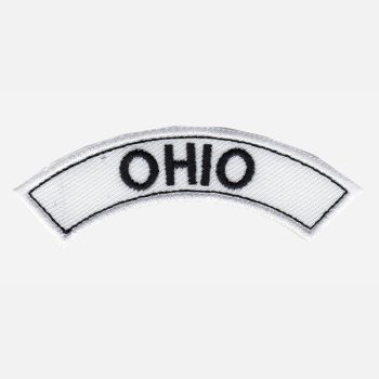 Ohio Mini Top Rocker Embroidered Vest Patch