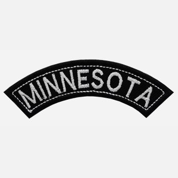Minnesota Mini Top Rocker Embroidered Vest Patch
