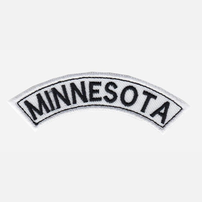 Minnesota Mini Top Rocker Embroidered Vest Patch
