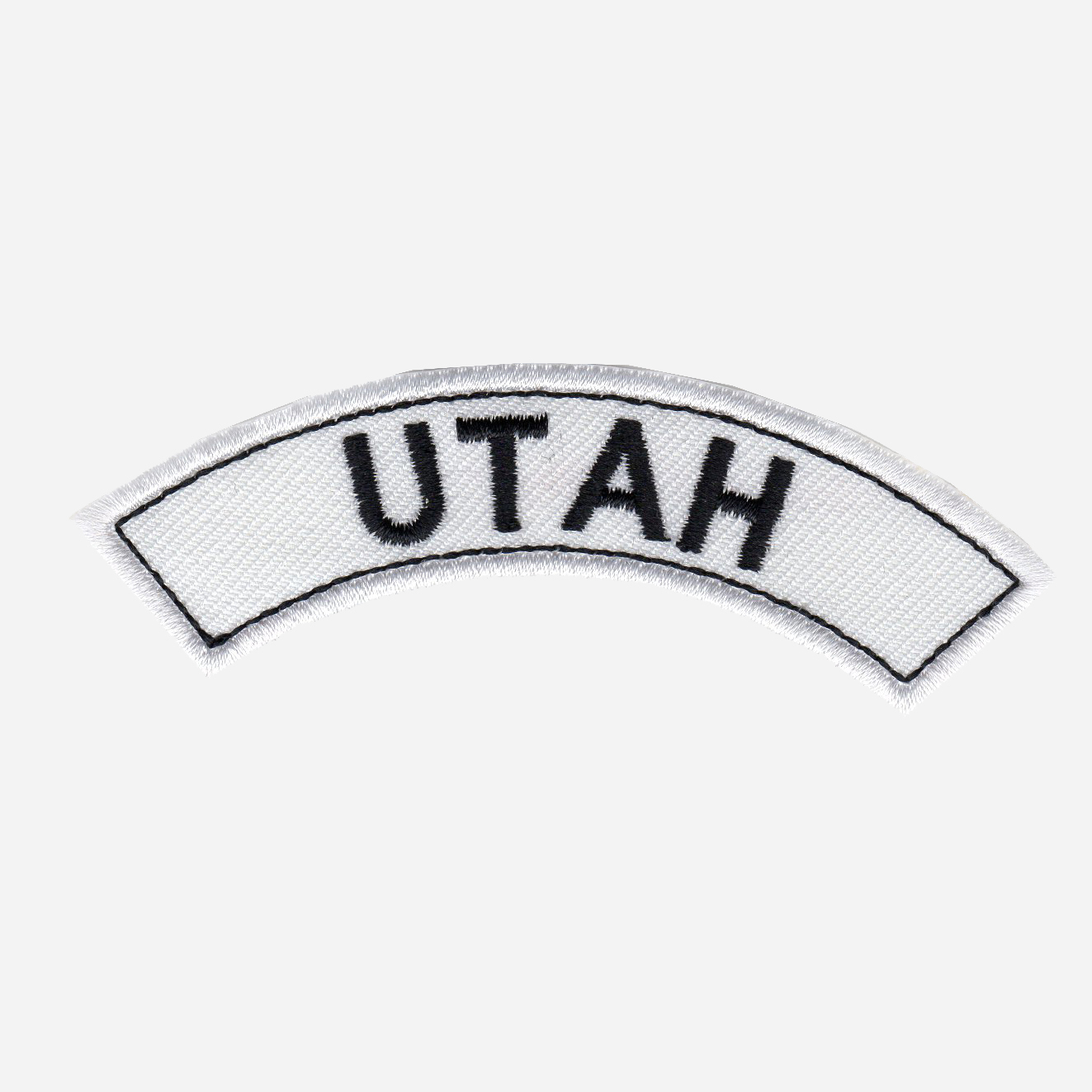 Utah Mini Top Rocker Embroidered Vest Patch