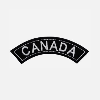 Canada Mini Top Rocker Embroidered Vest Patch
