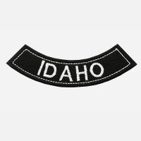 Idaho Mini Bottom Rocker Embroidered Vest Patch