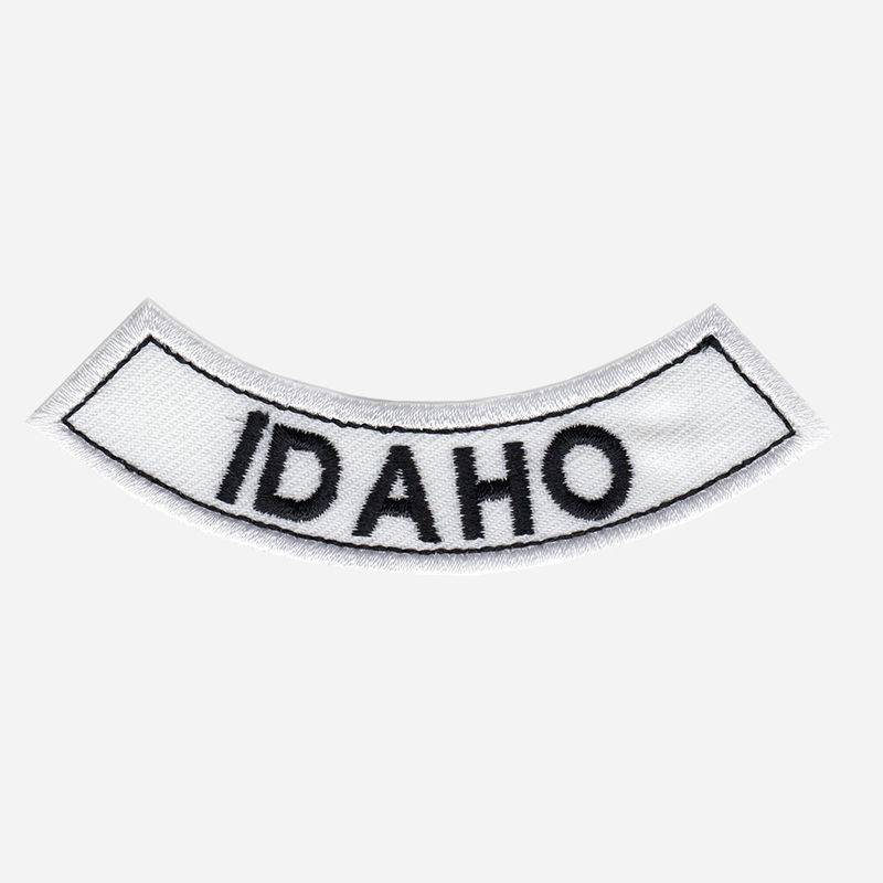 Idaho Mini Bottom Rocker Embroidered Vest Patch