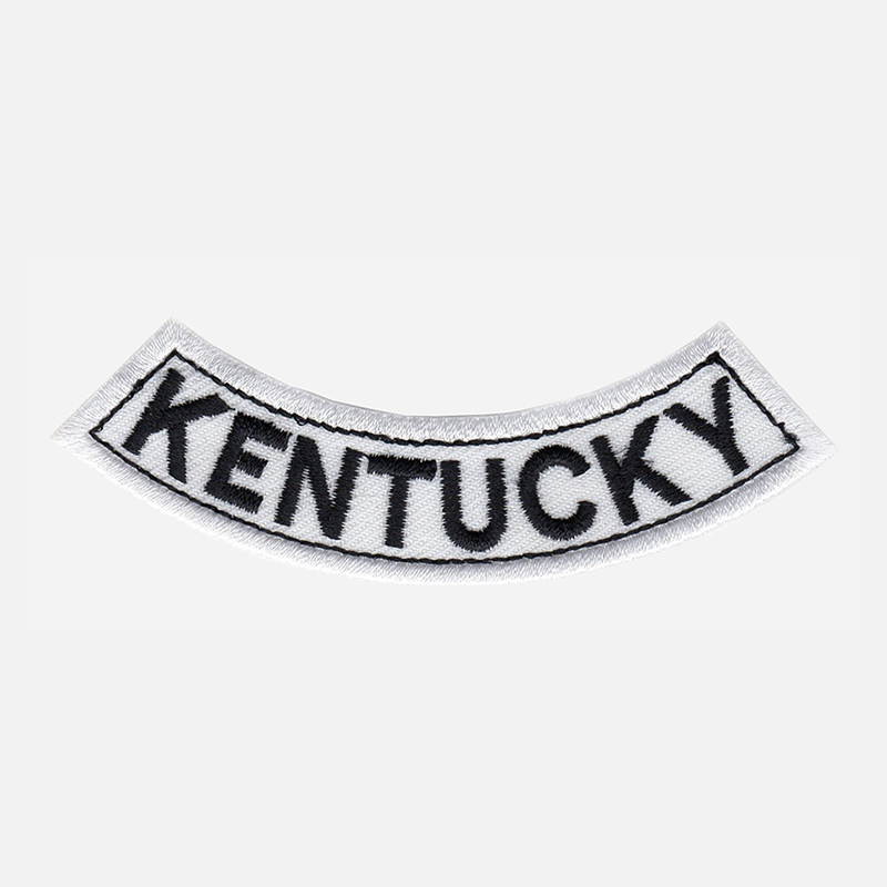 Kentucky Mini Bottom Rocker Embroidered Vest Patch