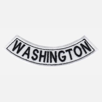 Washington Mini Bottom Rocker Embroidered Vest Patch