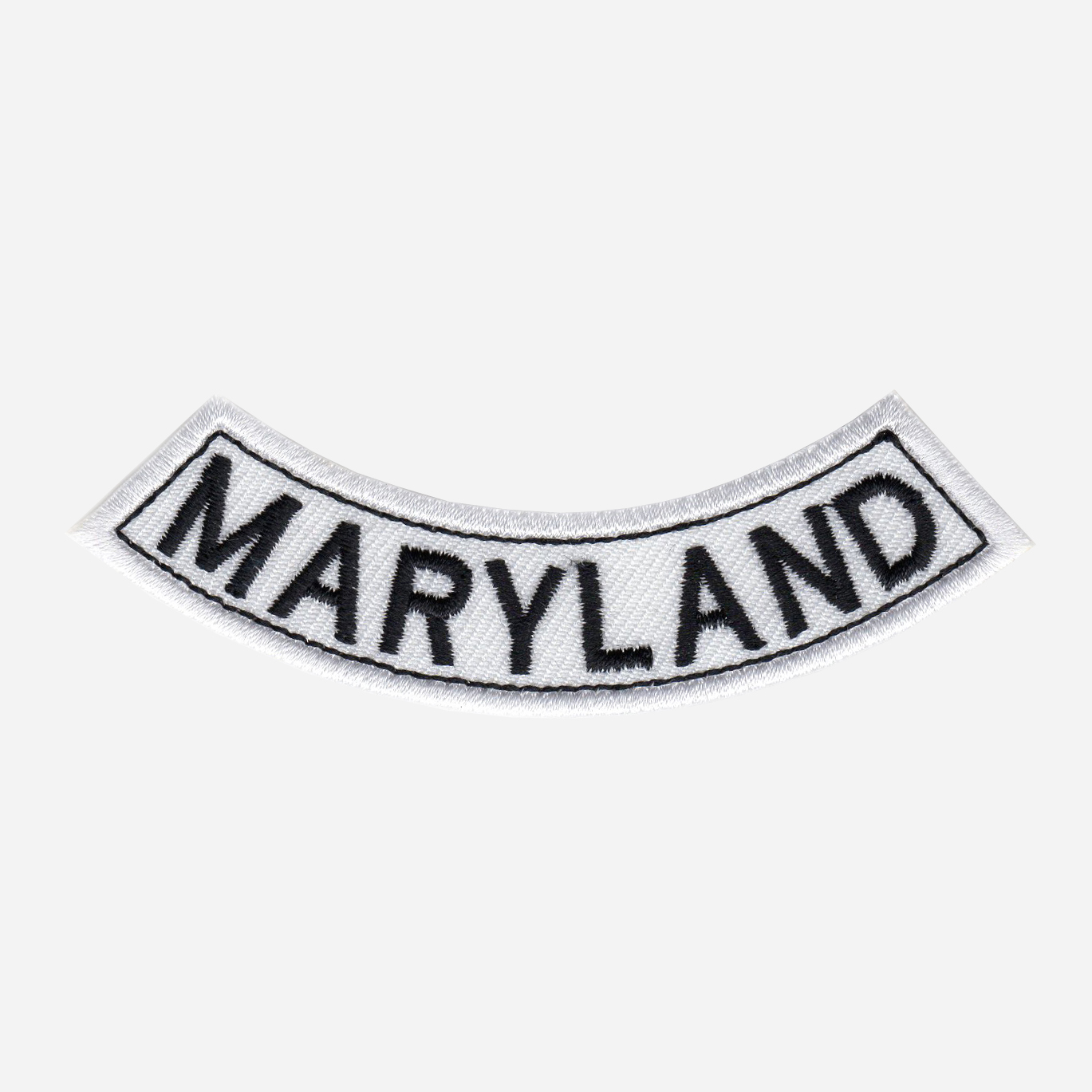 Maryland Mini Bottom Rocker Embroidered Vest Patch