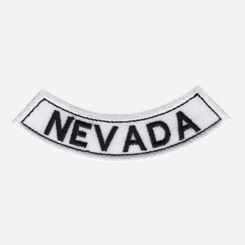 Nevada Mini Bottom Rocker Embroidered Vest Patch