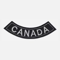 Canada Mini Bottom Rocker Embroidered Vest Patch