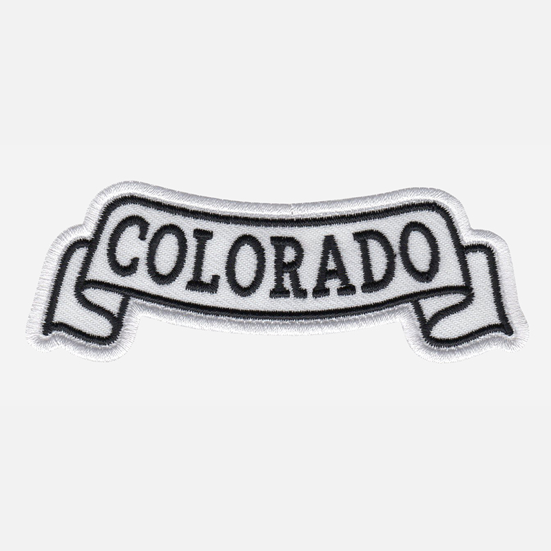 Colorado Top Banner Embroidered Vest Patch