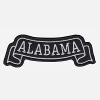 Alabama Top Banner Embroidered Vest Patch