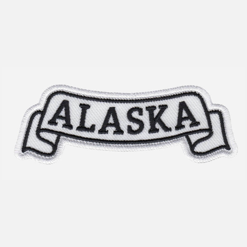 Alaska Top Banner Embroidered Vest Patch