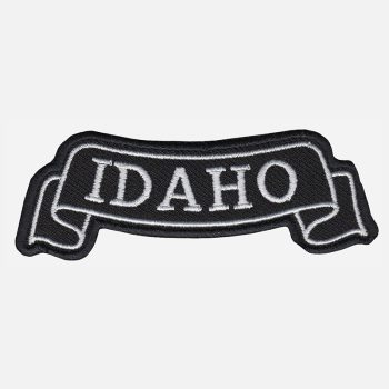Idaho Top Banner Embroidered Biker Vest Patch