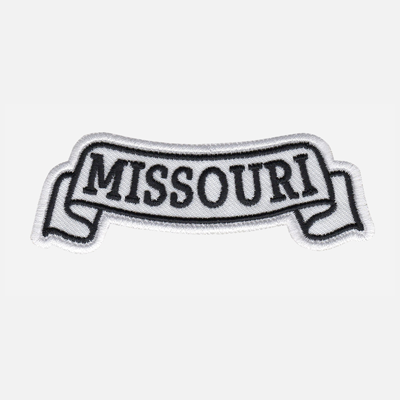 Missouri Rocker Patch Small Embroidered Motorcycle NEW Biker Vest Patch 