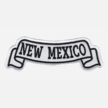 New Mexico Top Banner Embroidered Biker Vest Patch