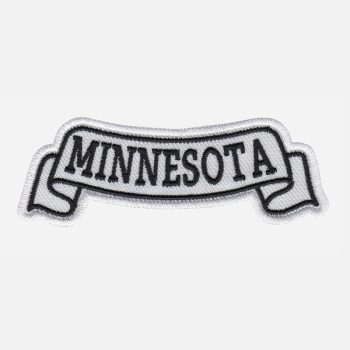 Minnesota Top Banner Embroidered Biker Vest Patch