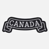 Canada Top Banner Embroidered Biker Vest Patch