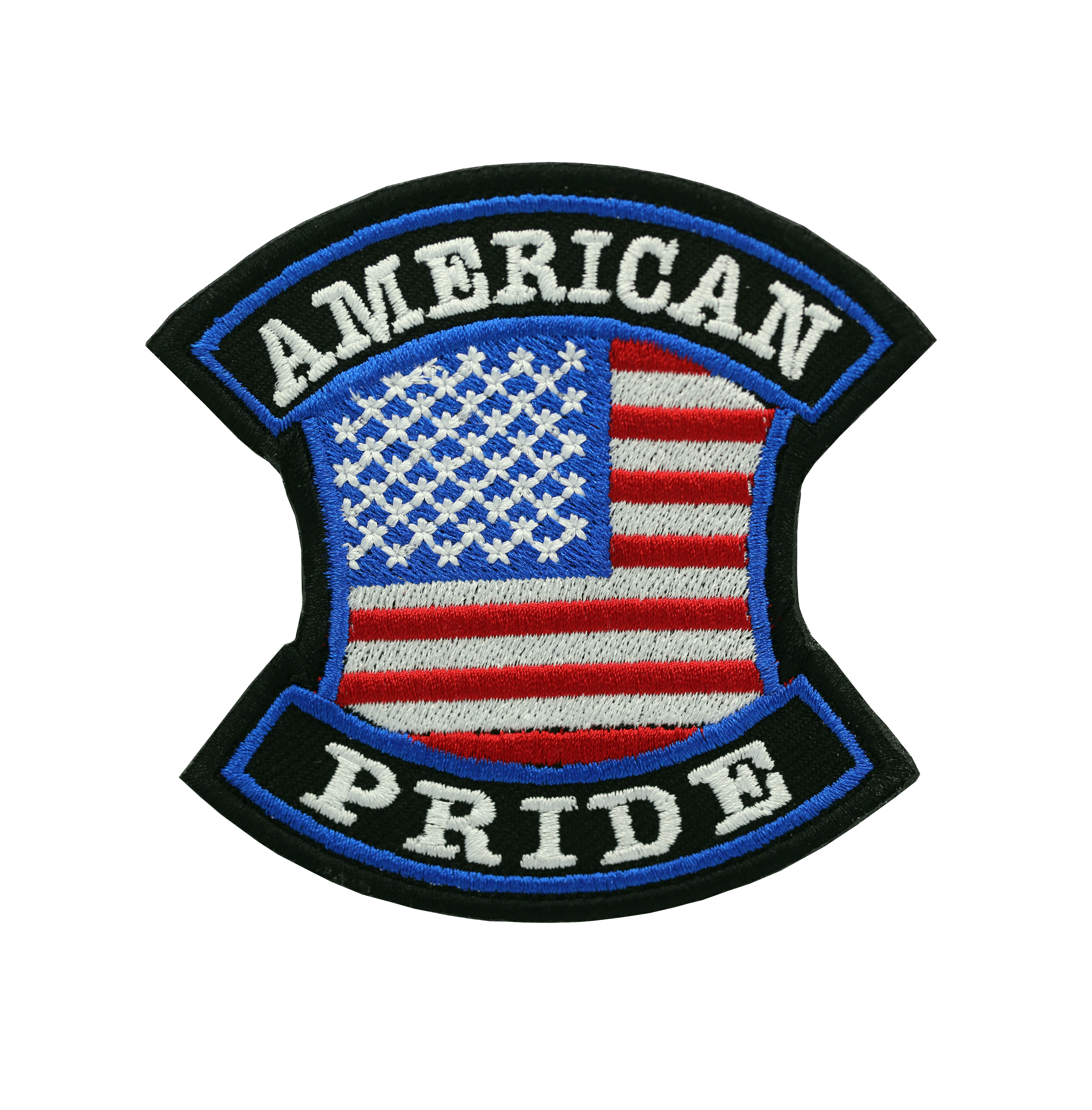 American Pride Biker Embroider Patch