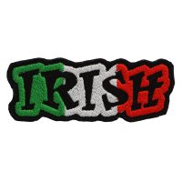 Irish Flag Embroider Biker Patch