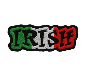 Irish Flag Embroider Biker Patch