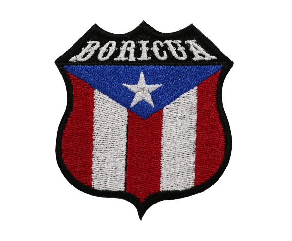 Escudo Boricua Embroidered Patch