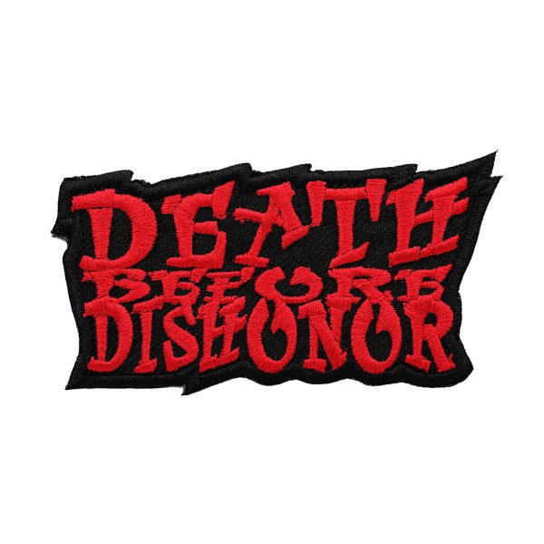 Death Before Dishonor Embroidered Patch - Image 2