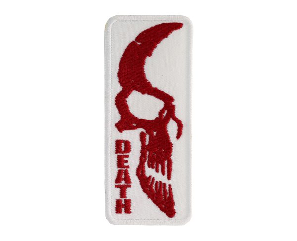 Death Skull Embroidered Patch - Image 2