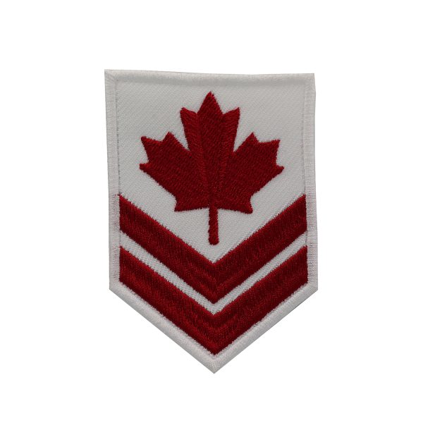 Canadian Sergeant Rank Embroidered Patch