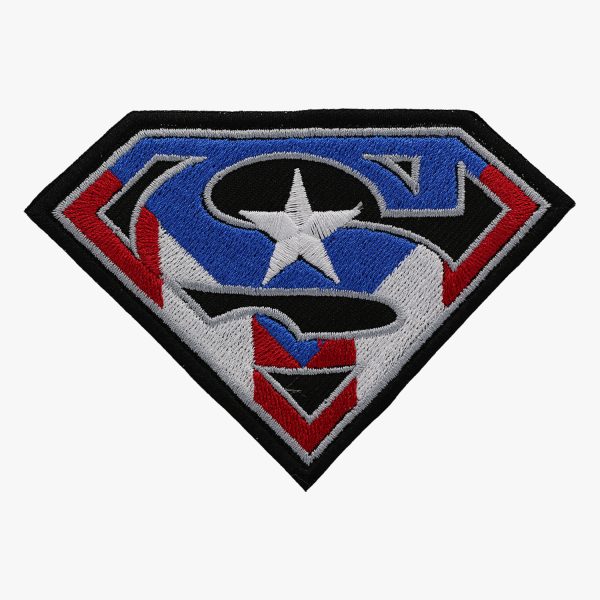 Super Puerto Rico Shield Embroidered Patch